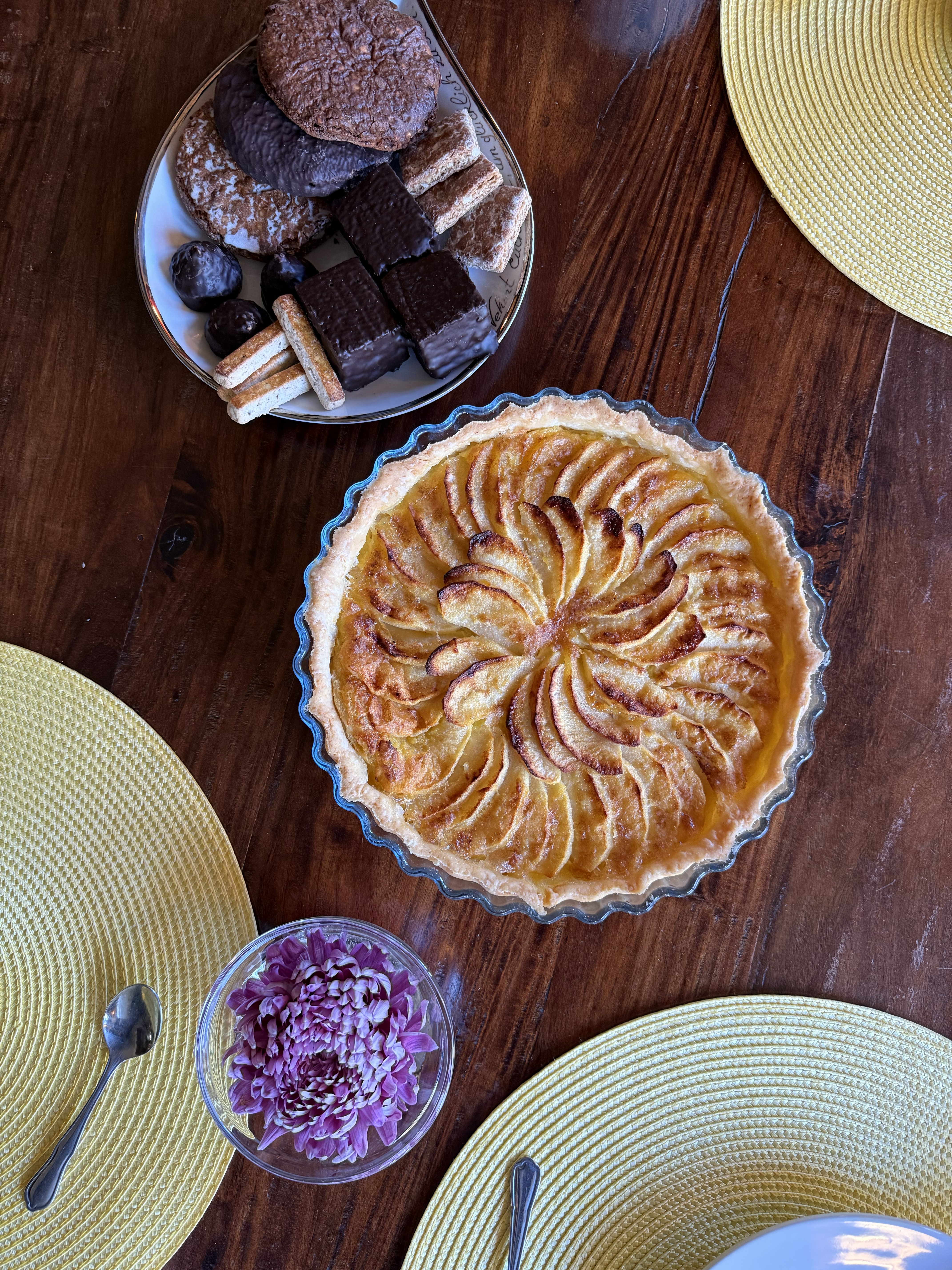 Charcuterie stein on a wooden table